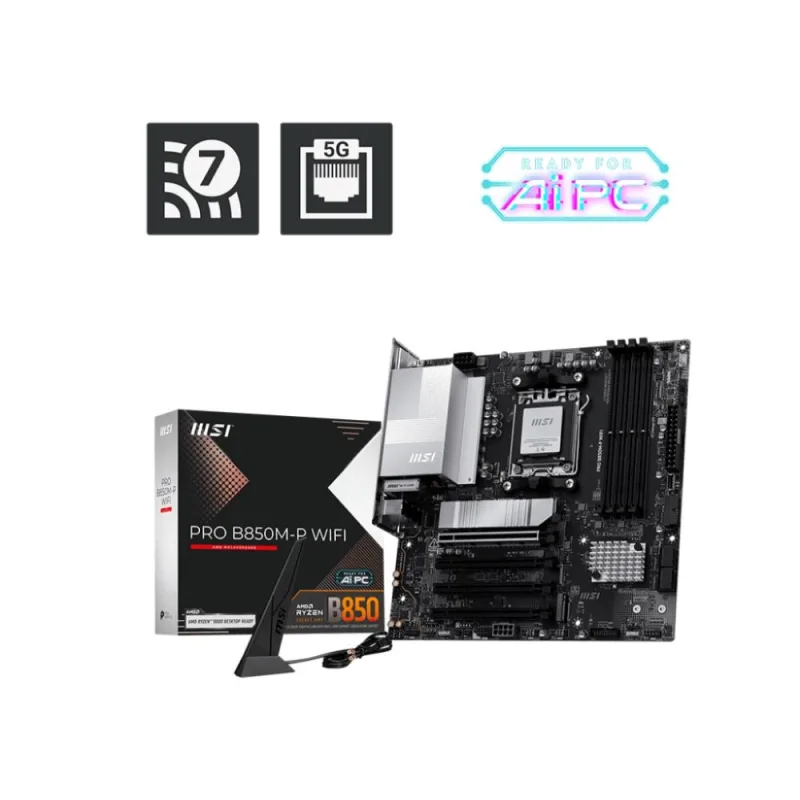 MSI PRO B850M-P WIFI/ AM5/ mATX PRO B850M-P WIFI
