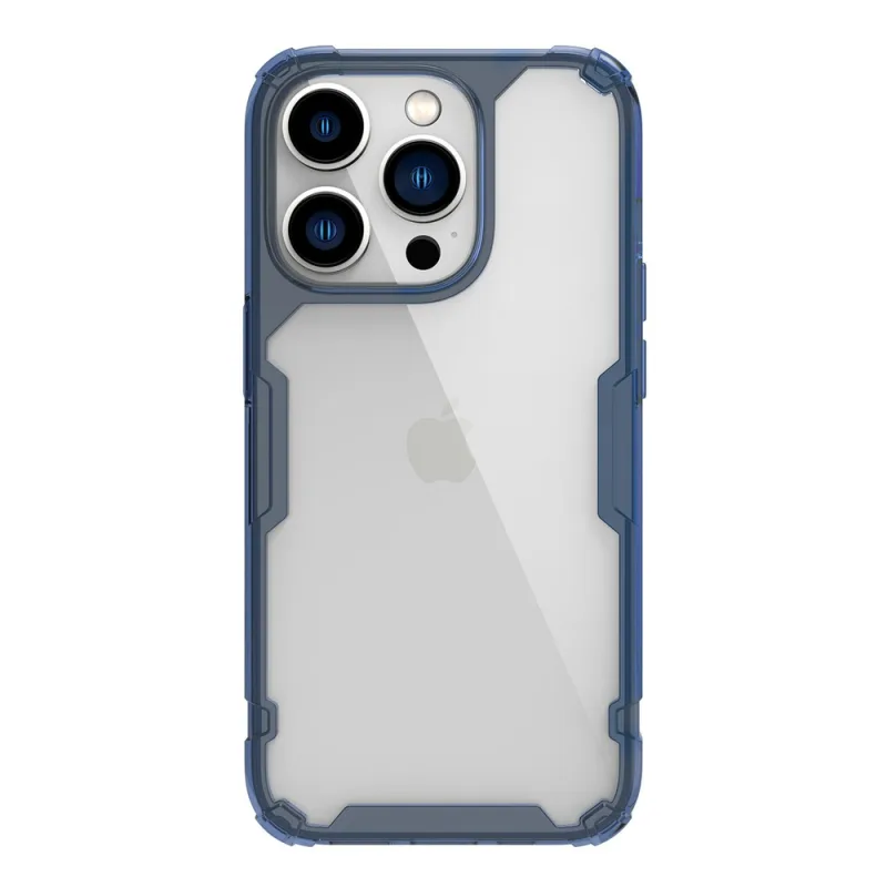 Obal Nillkin Nature Pro iPhone 14 Pro Max pancierový kryt modrý