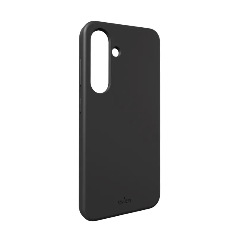 Silikónový obal Puro Icon pre Samsung Galaxy S25+ – čierny