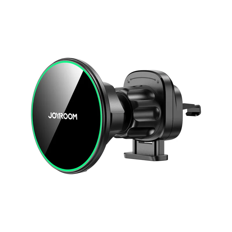 Držiak Joyroom JR-ZS412 s Qi2 15W nabíjačkou, do auta, do vetracieho otvoru - čierny
