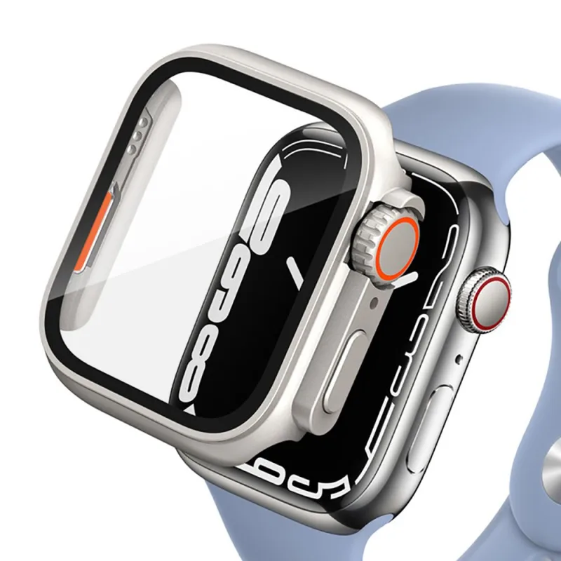 Puzdro Tech-Protect Defense360 pre Apple Watch 7 / 8 / 9 (45 mm) - titánovo oranžové