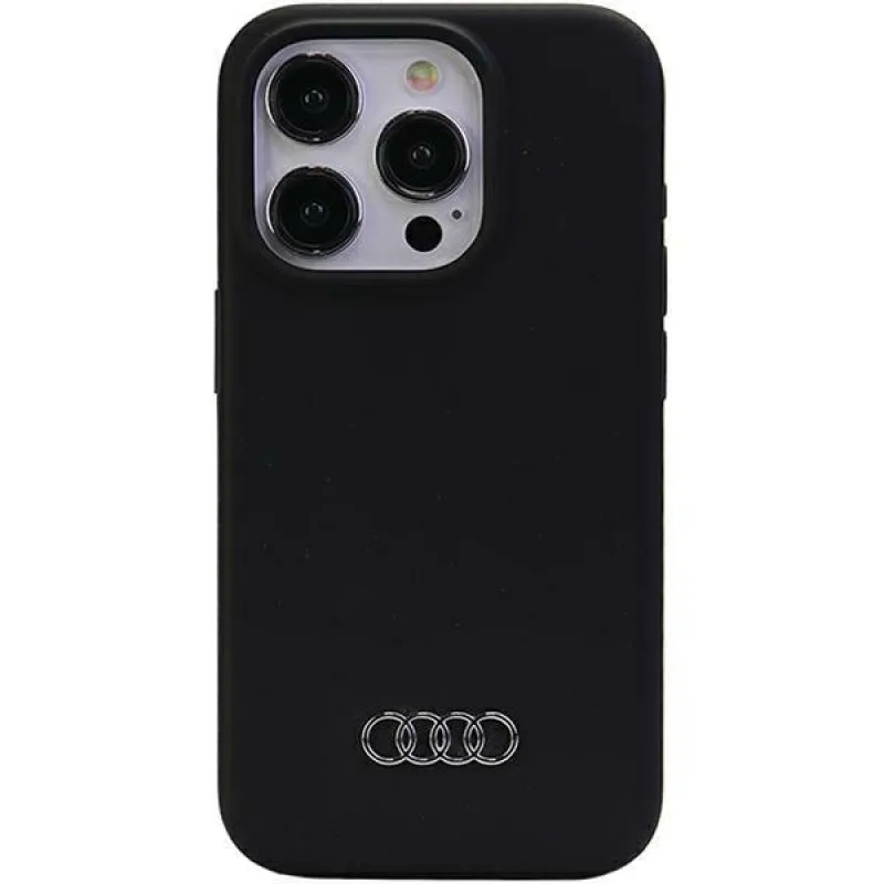 Audi Silicone Case pre iPhone 15 Pro Max - čierny