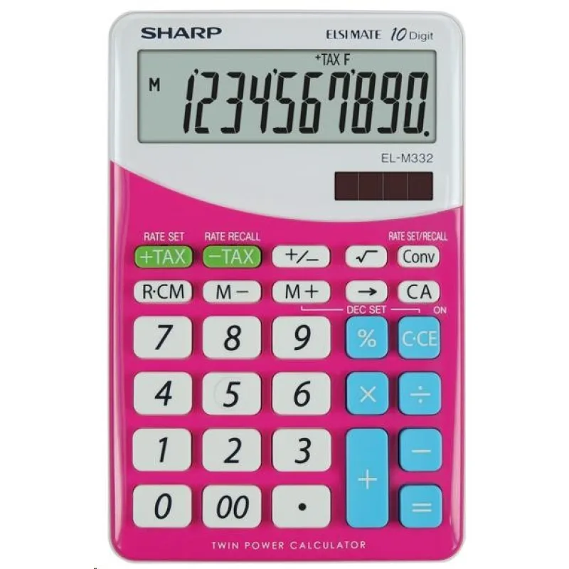 SHARP kalkulačka - EL-M332BPK - růžová SH-ELM332BPK