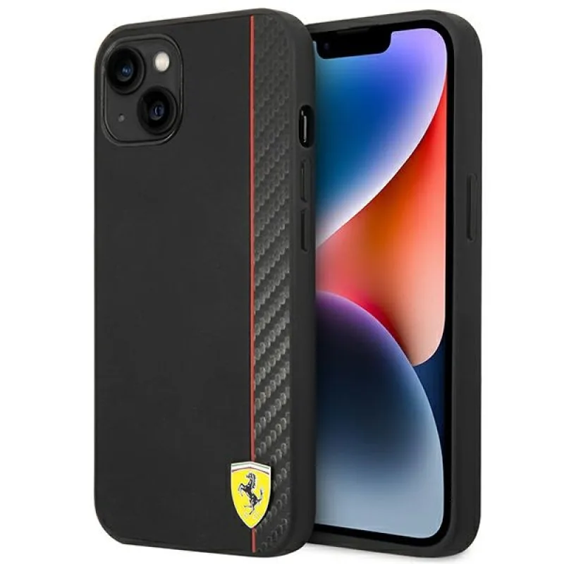 Ferrari FEHCP14MAXBK iPhone 14 Plus 6,7" čierne/čierne pevné puzdro Carbon