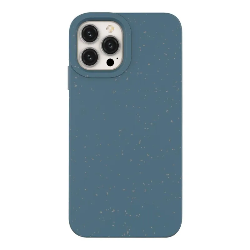 Eco Case obal na iPhone 14 Plus silikónový rozložiteľný kryt tmavomodrý