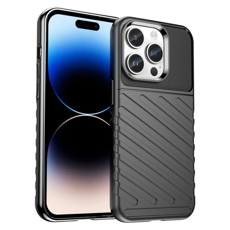 Pancierové puzdro Thunder Case iPhone 14 Pro čierne