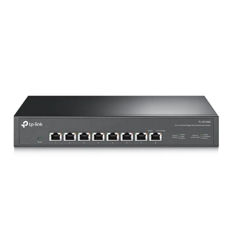 8-Port 10G Multi-Gigabit Switch PORT: 8× 10G RJ45 Ports SPEC: 1U 13-inch…