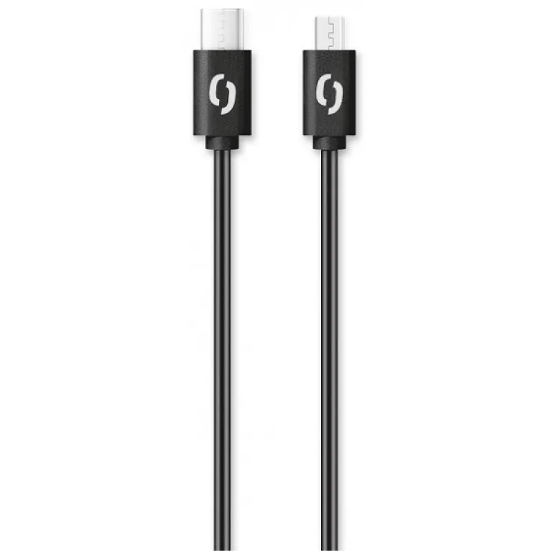 ALIGATOR Dátový kábel POWER 3A, USB-C/ microUSB čierny DATKP41