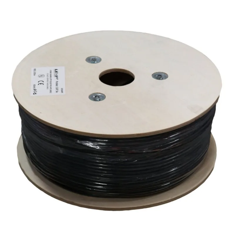 LEXI kábel UTP, Cat5E, drôt, OUTDOOR doublejacket PVC+PE, Fca, cievka…