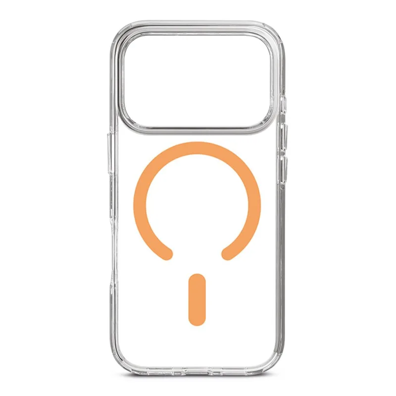 Aiino - Frozen Case with magnet for iPhone 17 Pro Max - Peach AIFRO6725P…