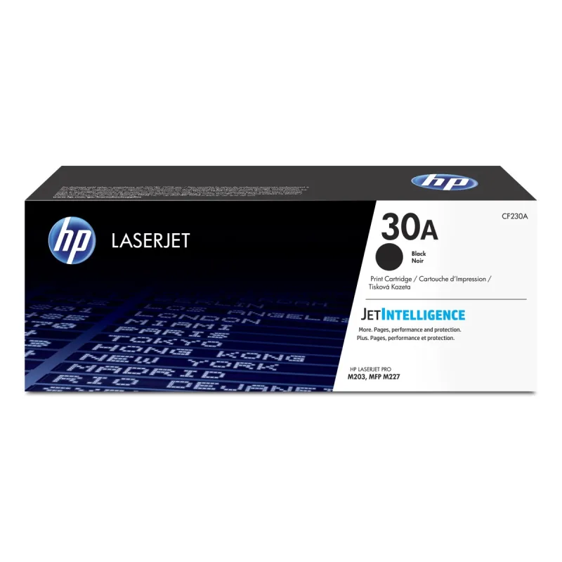 HP 30A Black Original LJ Toner Cartridge, CF230A CF230A
