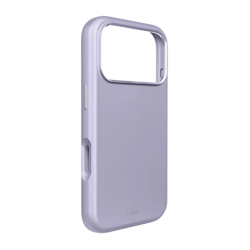 Tekuté silikónové puzdro Pure Icon Mag Pro pre iPhone 17 Pro, kompatibilné s MagSafe, s ochranou fotoaparátu a hliníkovými tlačidlami – ružové