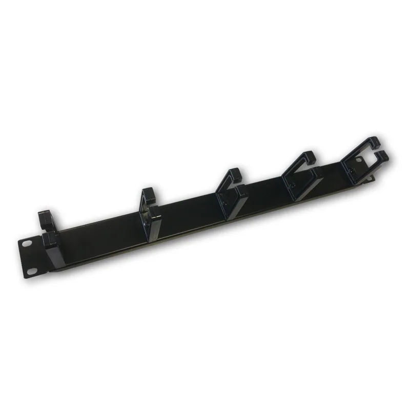 19" vyväzovací panel 1U 5x tvrdé plast. oko 3x6cm 7502