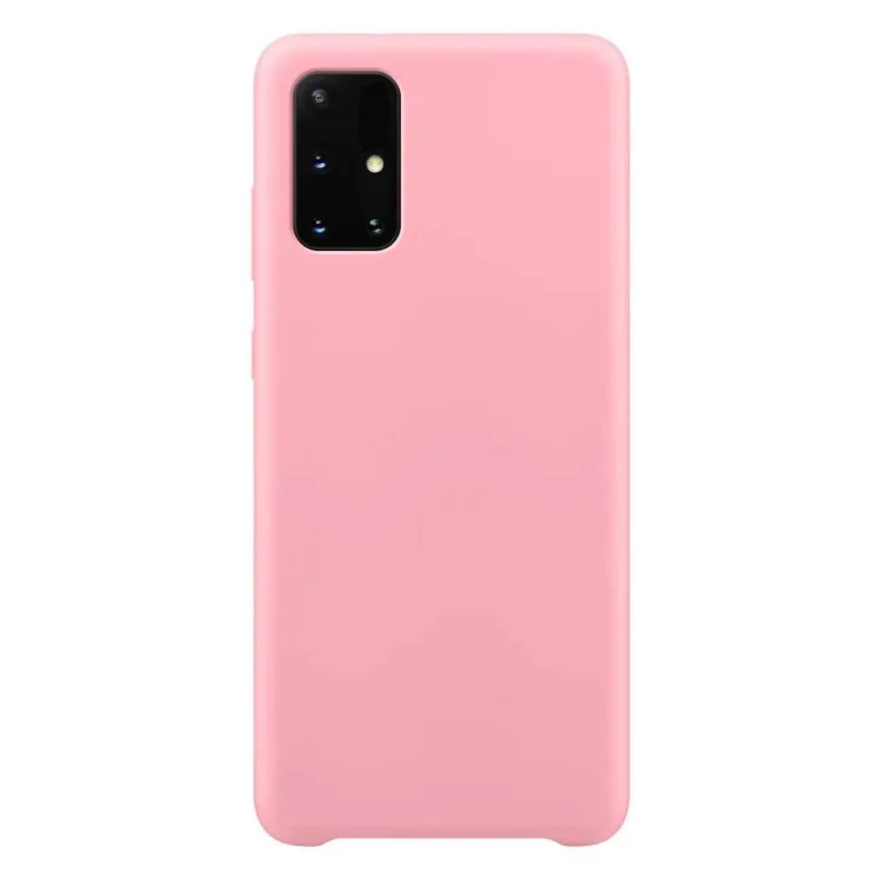 Silikónové puzdro Mäkký pružný gumený kryt pre Samsung Galaxy A72 4G ružový