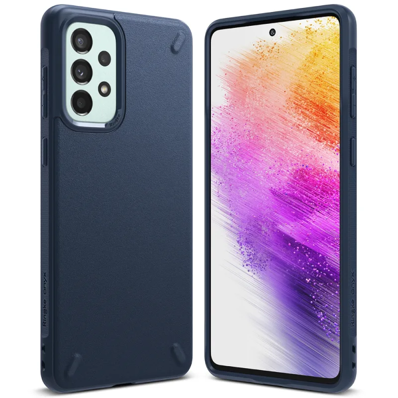 Ringke Onyx odolný kryt pre Samsung Galaxy A73 tmavomodrý