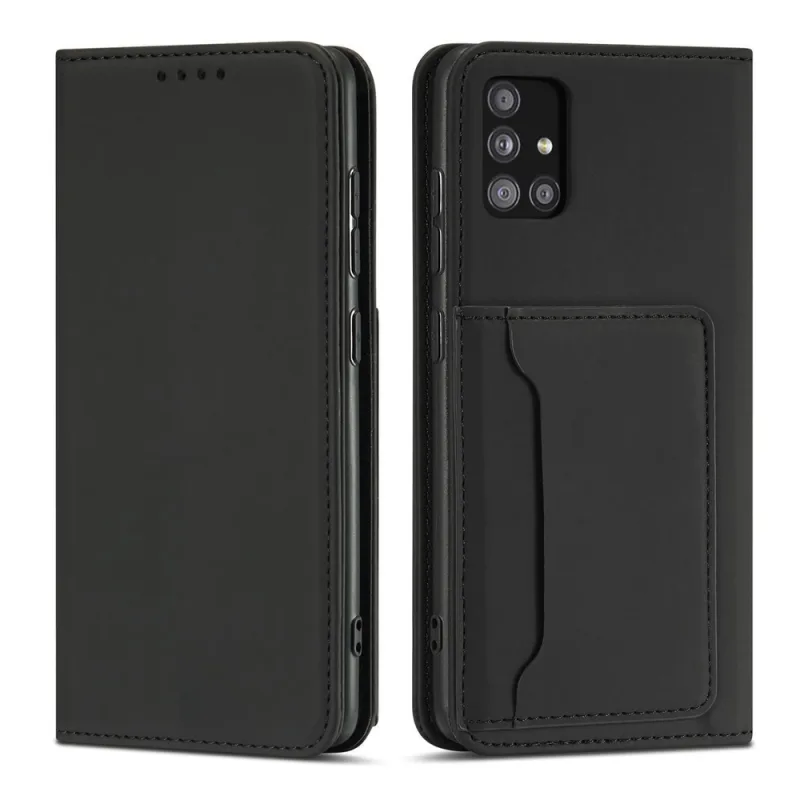 Puzdro na magnetickú kartu pre Xiaomi Redmi Note 11 Pouch Card Wallet Card Holder Black
