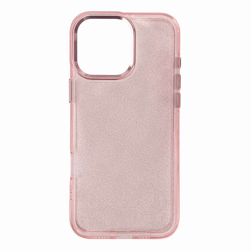 Glitter Case pre iPhone 16 Pro Max - ružový s trblietkami