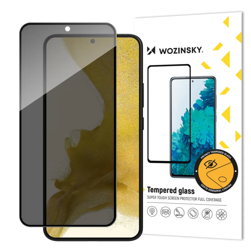 Wozinsky Privacy Glass Tvrdené sklo Samsung Galaxy S23+ s Anti Spy privátnym filtrom