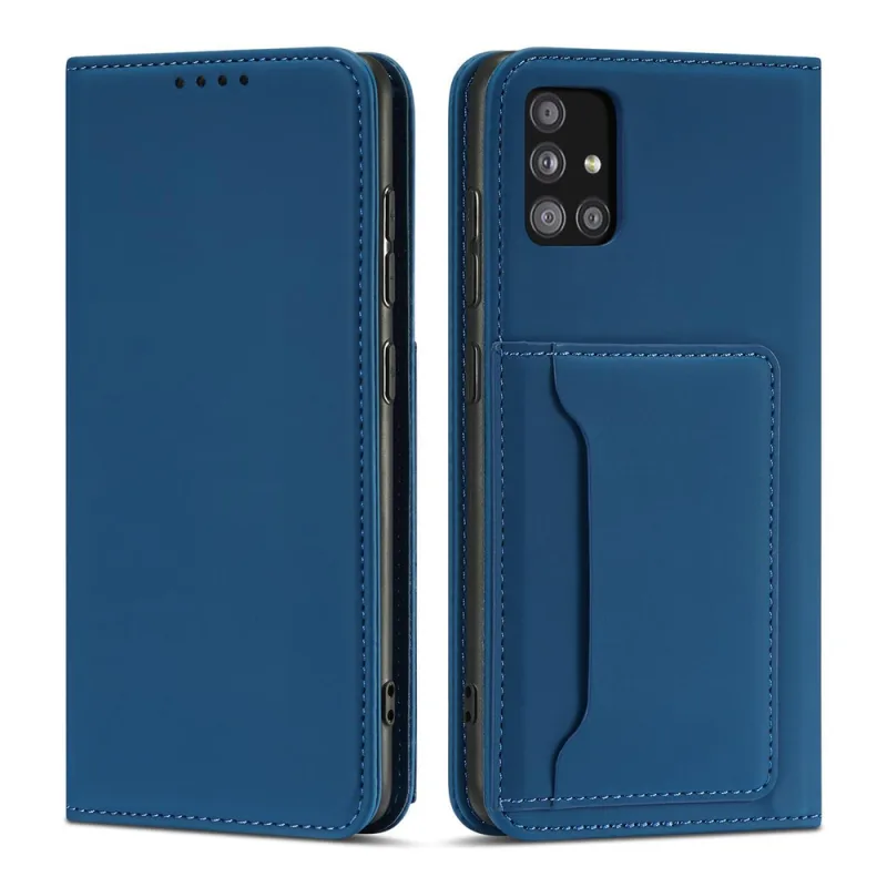Puzdro na magnetickú kartu pre Samsung Galaxy A13 5G Pouch Peňaženka, modré