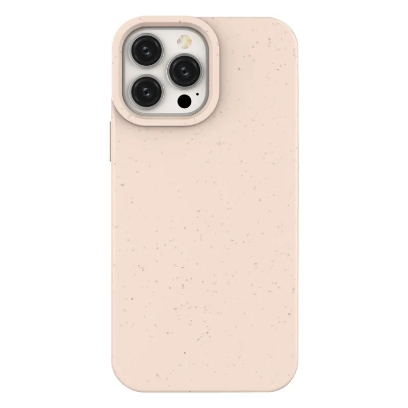 Eco Case obal na iPhone 14 Pro silikónový rozložiteľný kryt ružový