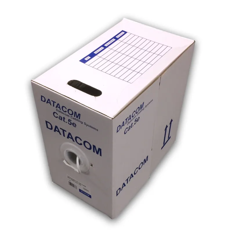 DATACOM FTP drôt CAT5E PVC, Eca 305m biely 12001