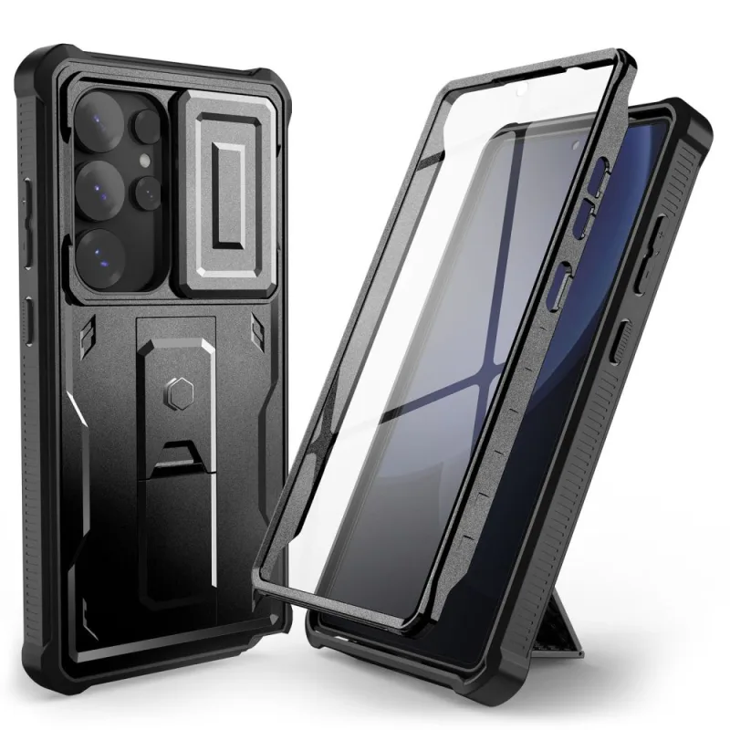 Puzdro Tech-Protect Kevlar Cam+ pre Samsung Galaxy S25 Ultra – čierne