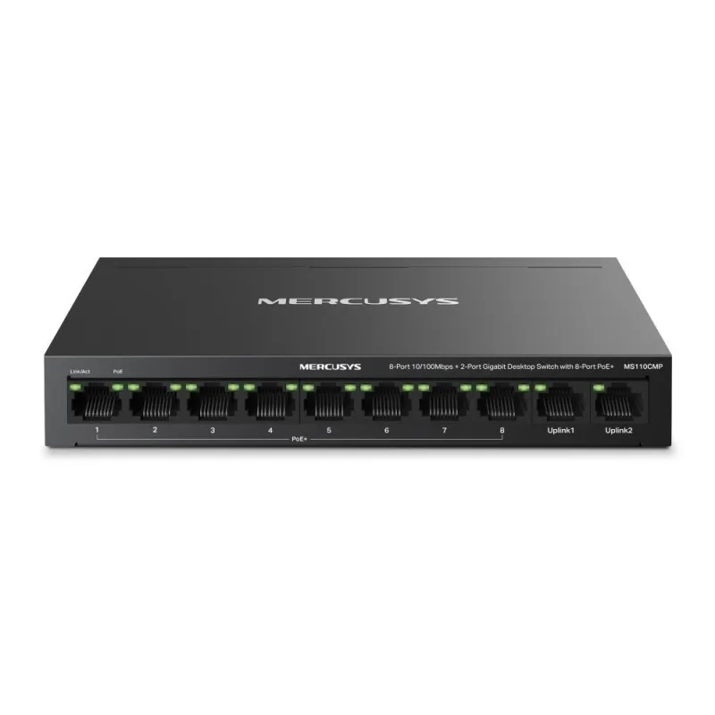 Mercusys MS110CMP 8xFe 2xGb(8xPoE+) MS110CMP