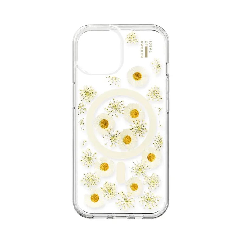 iDeal Fashion Clear Case MagSafe iPhone 13/14/15 Daisy Bloom