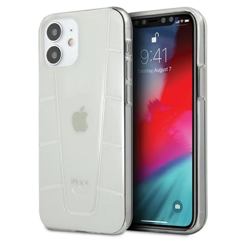Puzdro Mercedes Line pre iPhone 12 mini – priehľadné