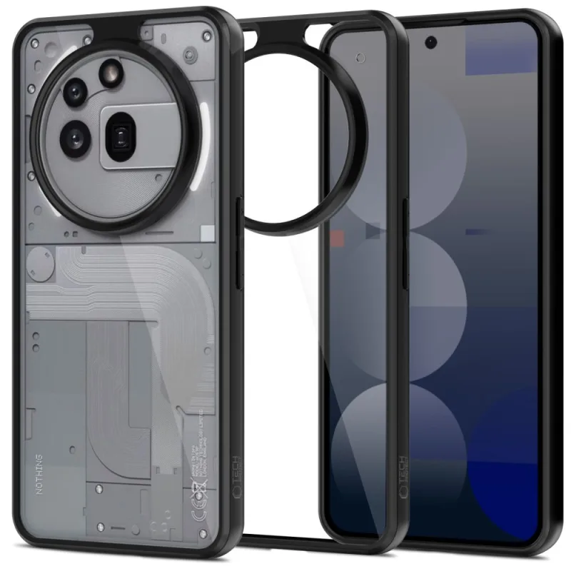 Puzdro Tech-Protect MagMat for Nothing Phone 3A Pro – číre/čierne
