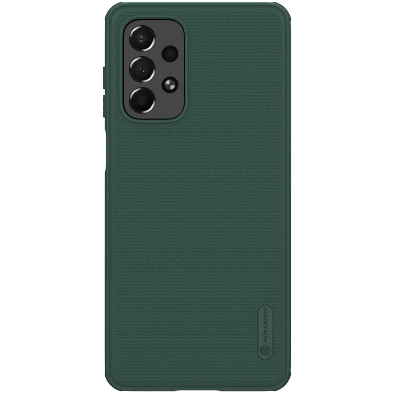 Odolný kryt puzdra Nillkin Super Frosted Shield Pro pre Samsung Galaxy A73 zelený