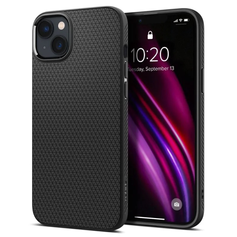 Puzdro Spigen Liquid Air na iPhone 14 – matné čierne