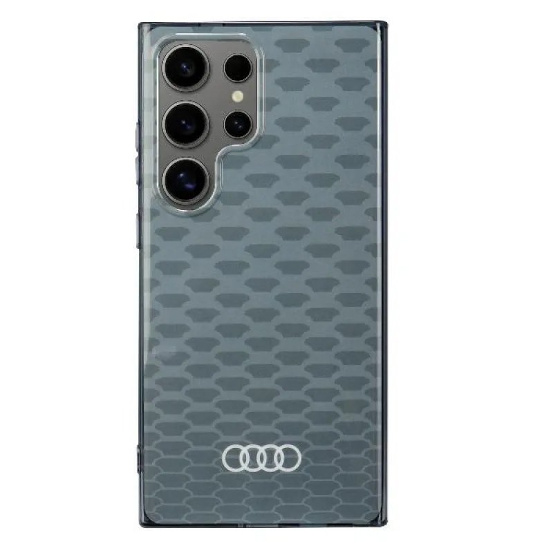 Vzor šitia Audi IML Puzdro MagSafe S24 Ultra S928 šedo/sivé pevné puzdro AU-IMLMS24U-Q5/D3-GY