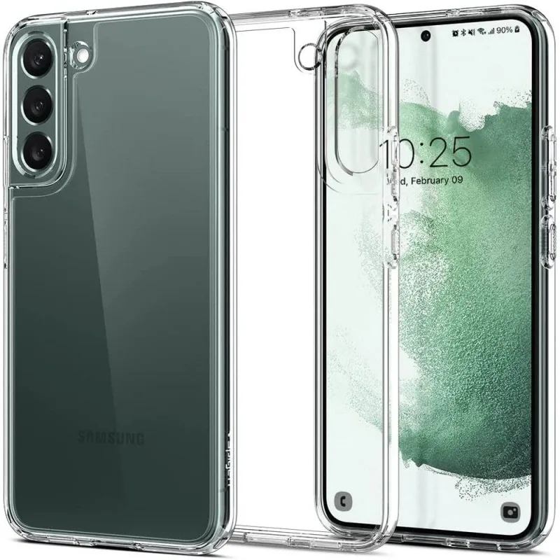 Puzdro Spigen Ultra Hybrid pre Samsung Galaxy S22 – priehľadné
