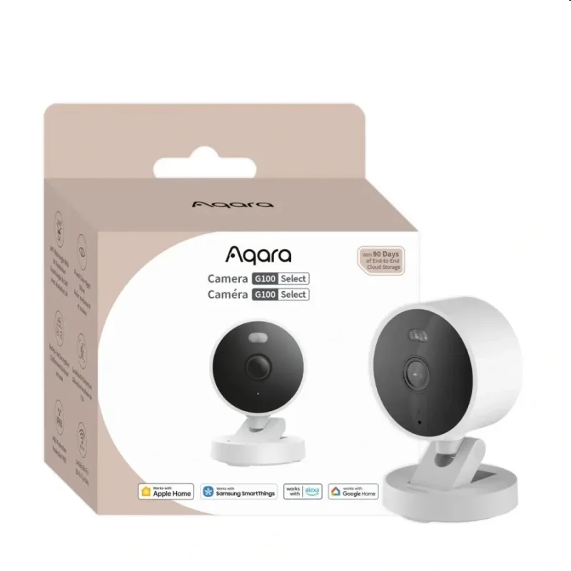 Aqara Smart Home Kamera G100, vnútorna/vonkajšia WiFi 2K, biela