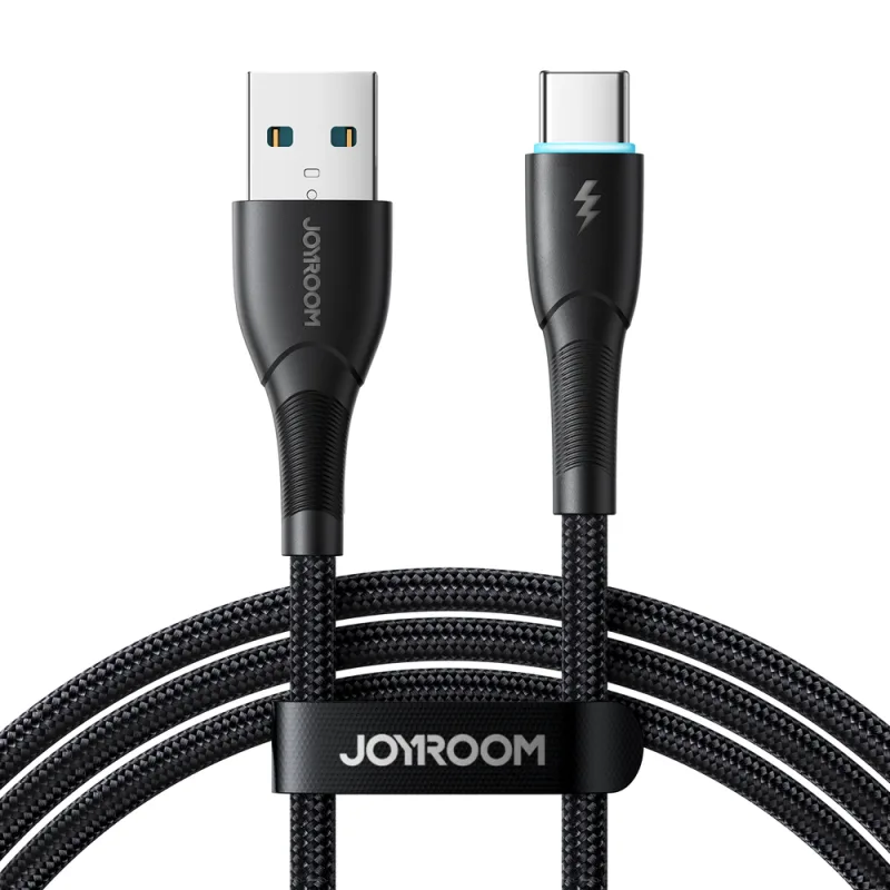 Joyroom Starry Series SA32-AC3 3A kábel USB-A / USB-C 1m - čierny