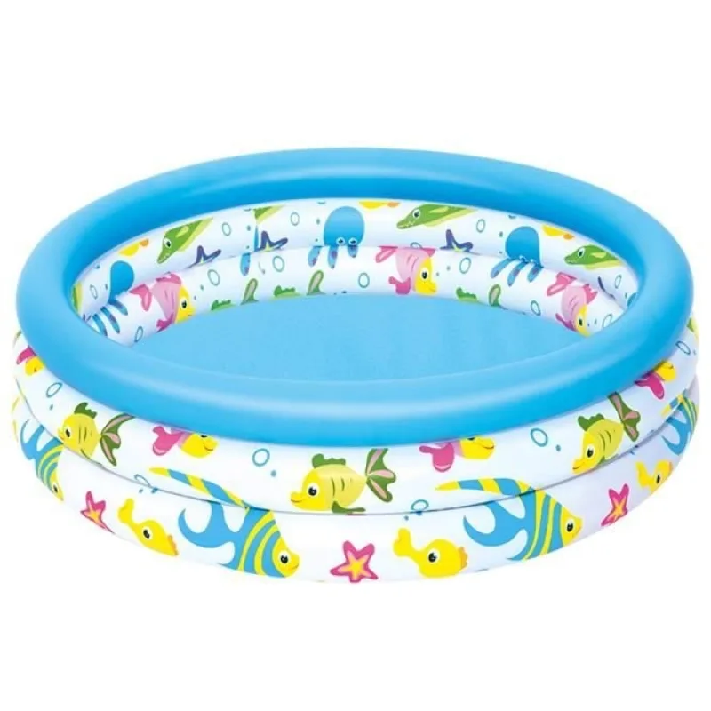 BESTWAY Detský bazénik so vzorom rybiek Bestwey 102 x 25 cm -51008