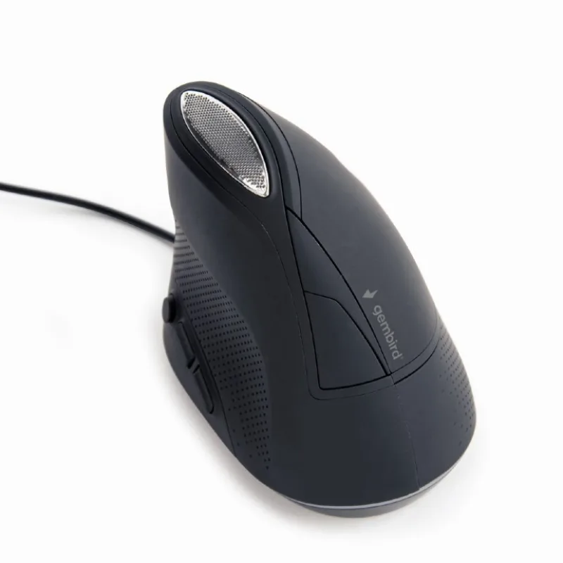 GEMBIRD myš MUS-ERGO-03, Vertikální - Ergonomická, drátová USB, …