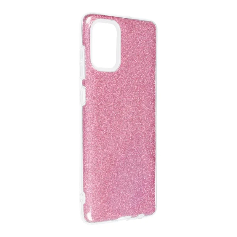 Puzdro SHINING na SAMSUNG Galaxy A71 pink