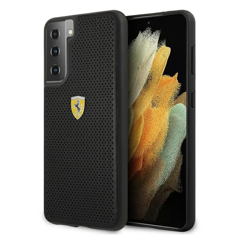 Ferrari FESPEHCS21MBK S21+ G996 čierno/čierne pevné puzdro On Track Perforated