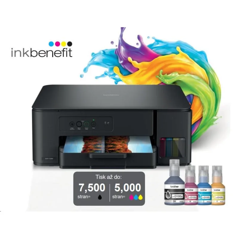 BROTHER multifunkce inkoustová DCP-T230 - A4 64MB 1200x6000 16ppm USB 2.0…