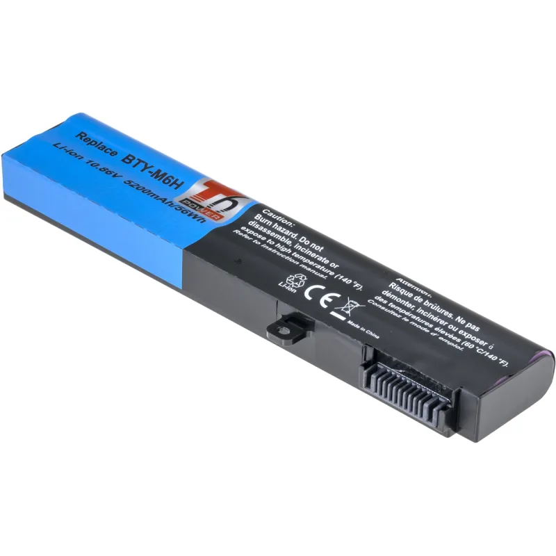 Batéria T6 Power MSI BTY-M6H, GE62, GE72, GL72, GL73, GP62, GP72, 5200mAh…