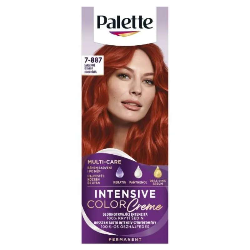 Palette Intensive Color Creme farba na vlasy Šarlátovo červený 7-887