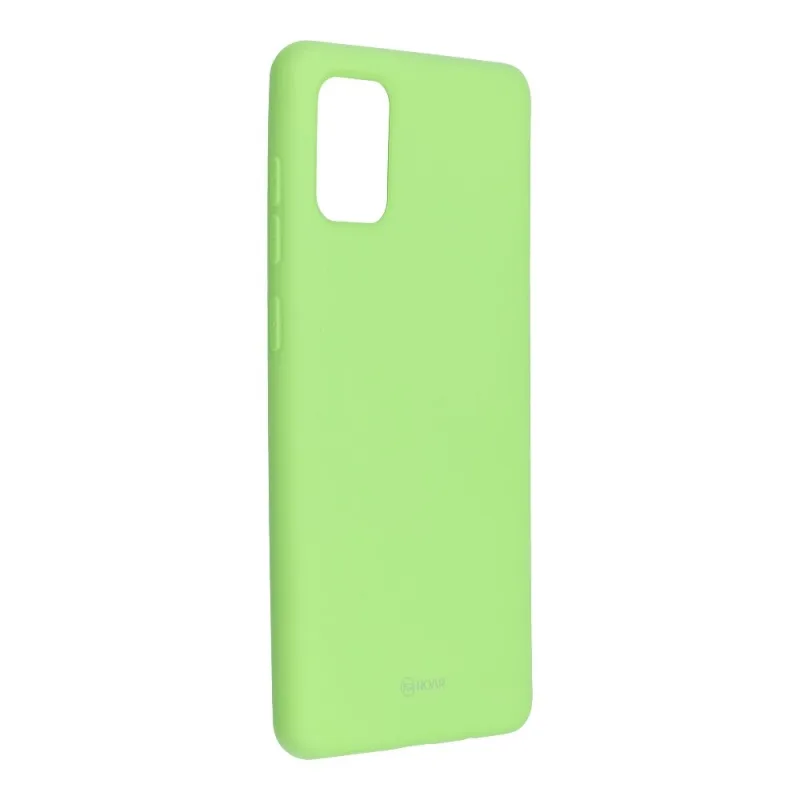 Puzdro Roar Jelly na Samsung Galaxy A71 lime
