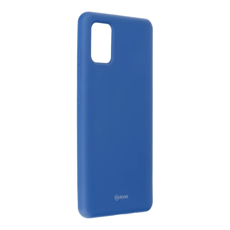 Puzdro Roar Colorful Jelly na Samsung Galaxy A51 navy