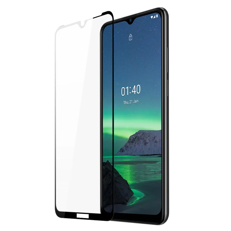 Tvrdé tvrdené sklo Dux Ducis 10D s priehľadným krytom obrazovky s rámom pre Nokia 1.4 (vhodné pre puzdro)