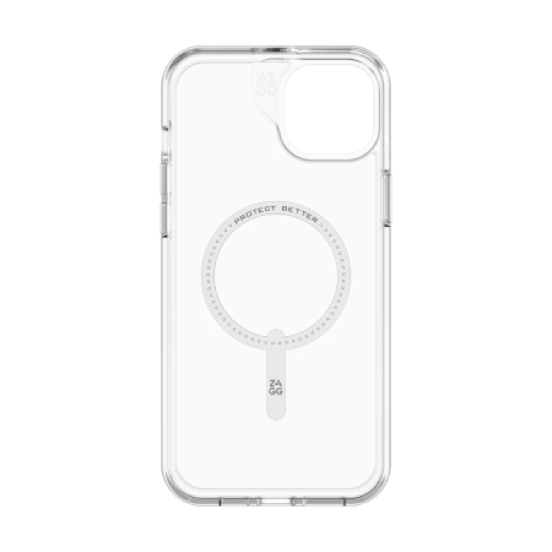 Puzdro ZAGG Crystal Palace Snap MagSafe pre iPhone 14 Plus / 15 Plus – priehľadné
