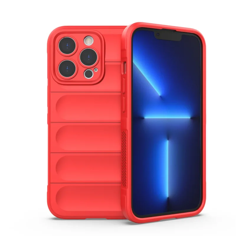 Ohybný pancierový kryt Magic Shield Case pre iPhone 13 Pro červený