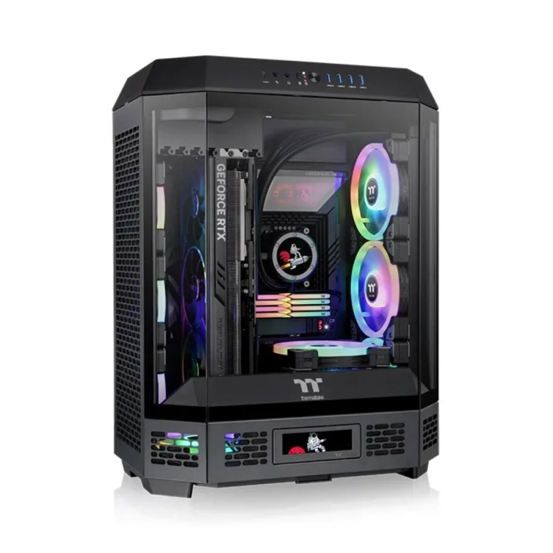 THERMALTAKE Case The Tower 600, ATX, Průhledná bočnice, 2x 140mm Fan, …