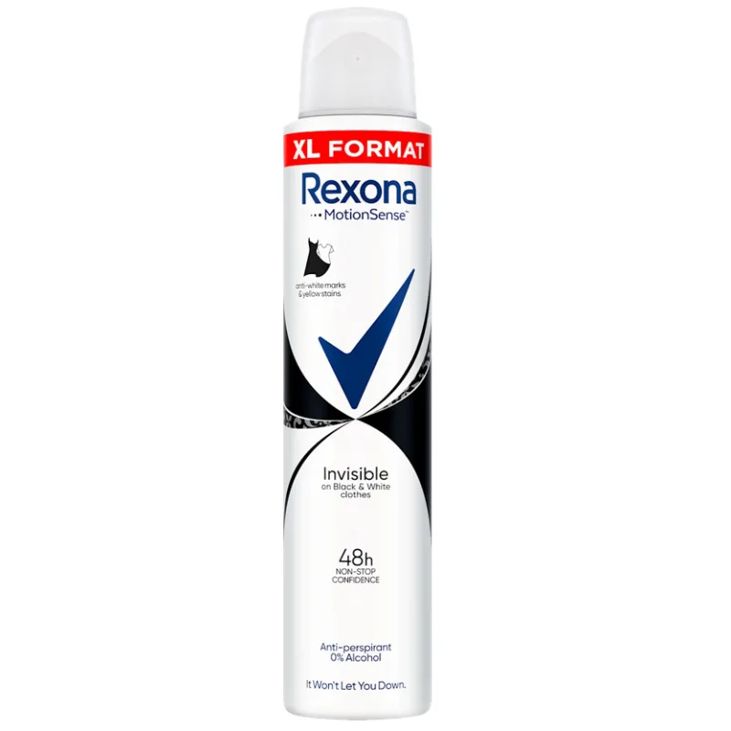 Rexona DEO Women 200ml Invisible B&W